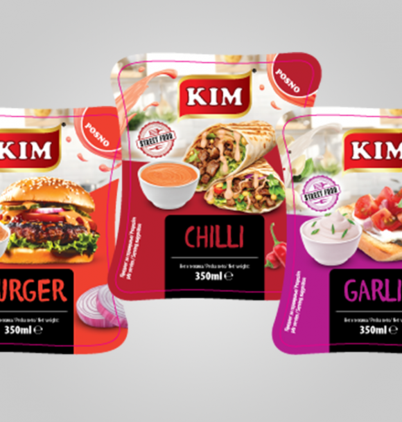 Kim burger&chilli&garlic sauce