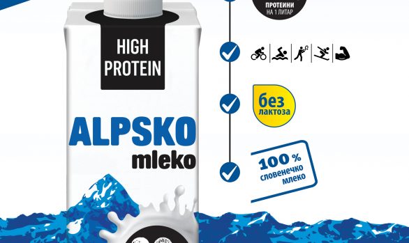 Alpsko protein milk poster