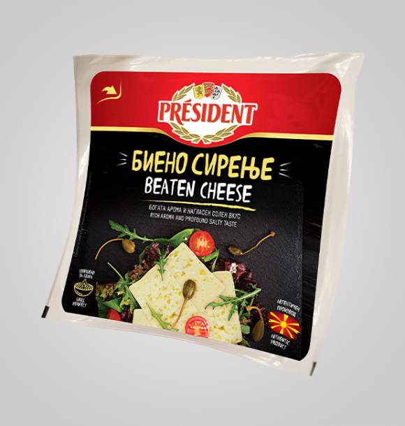 President beaten cheese