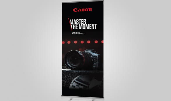 Canon roll banner