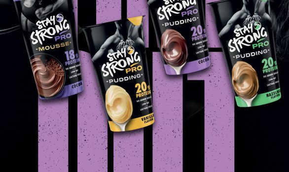 Stay strong pudding&mousse protein poster